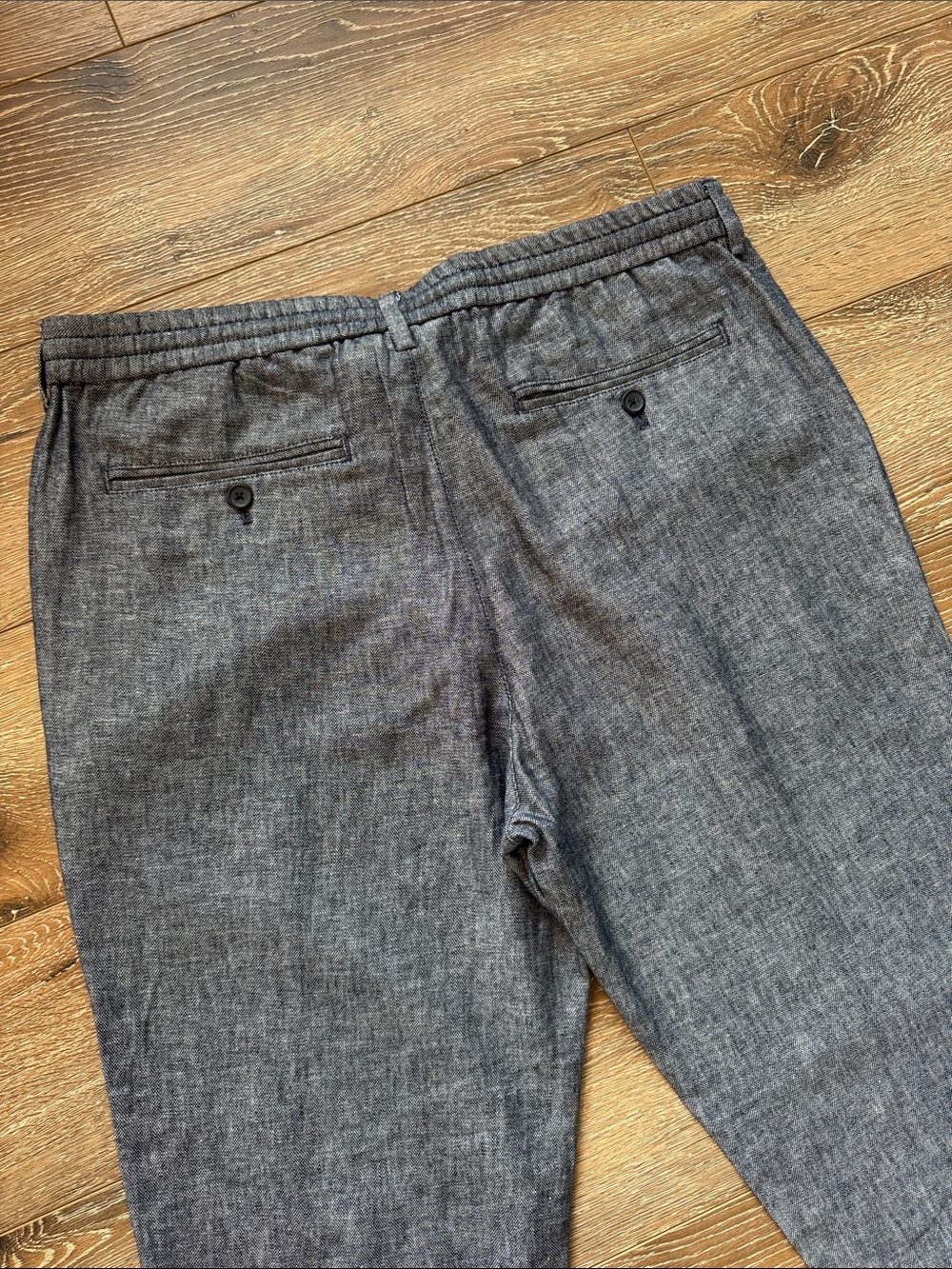 Banana Republic Men’s Mason Athletic Tapered Pant Gray Waist 35x34 - Picture 10 of 10